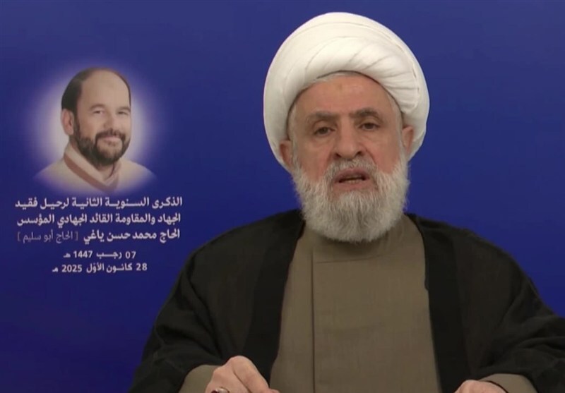 نعیم قاسم: آمریکا و اسرائیل عامل ناامنی لبنان هستند