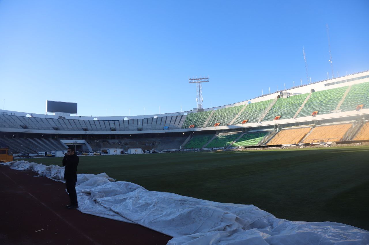 نوسازی ورزشگاه آزادی ۸۵ درصد پیشرفت کرده است