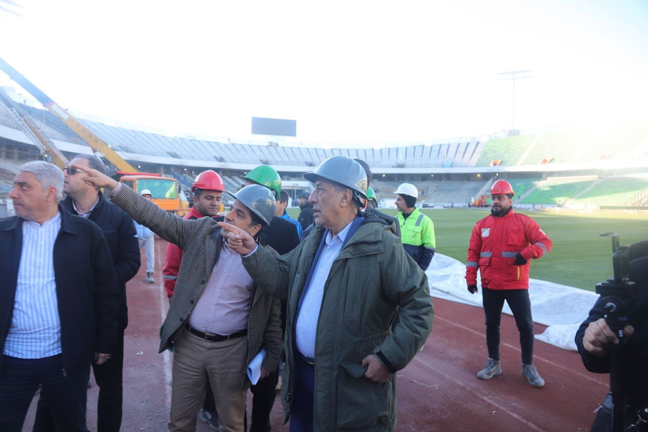 نوسازی ورزشگاه آزادی ۸۵ درصد پیشرفت کرده است