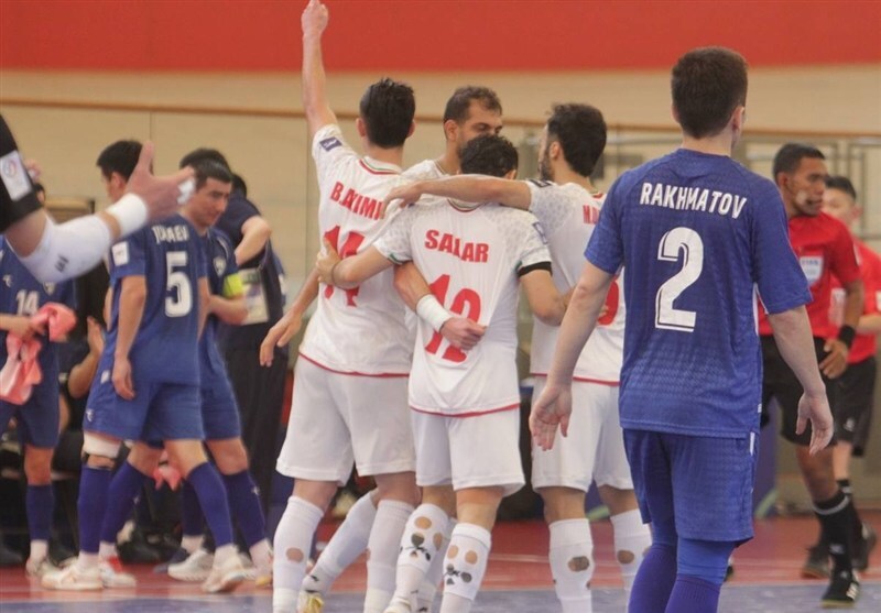 فوتسال آسیا؛ ایران ازبک‌ها را ۷ تایی کرد