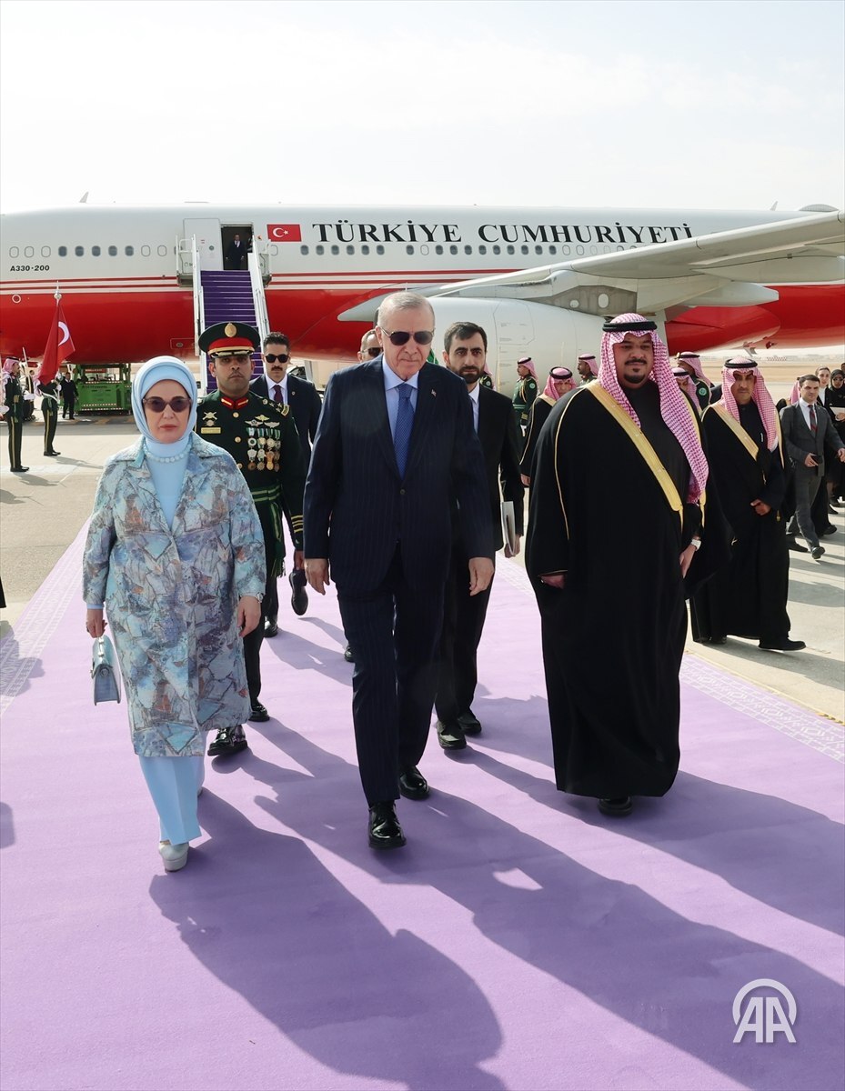 اردوغان وارد ریاض شد