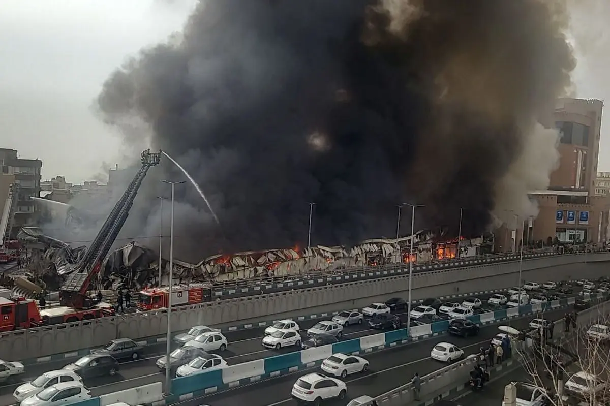 دلیل آتش‌سوزی در بازارچه جنت‌آباد اعلام شد