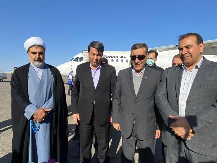 قائم‌پناه، معاون رئیس‌جمهور وارد بم شد