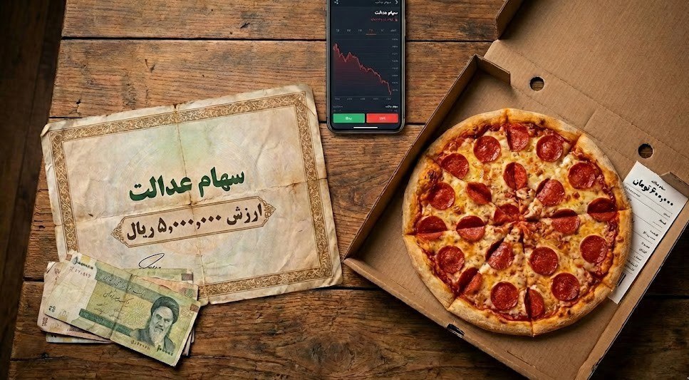 سهام عدالت ۵۰۰ هزار تومانی؛ پول یک پیتزا!