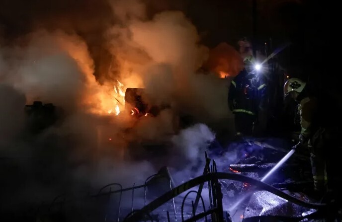 حملات گسترده روسیه به اوکراین با موشک بالستیک و پهپاد