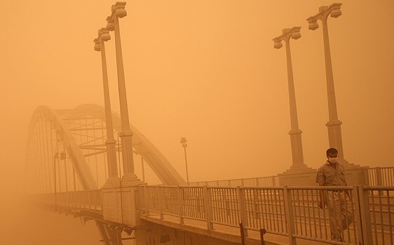 آلودگی شدید هوا در خوزستان؛ ۲ هزار مراجعه و ۲۰۰ بستری