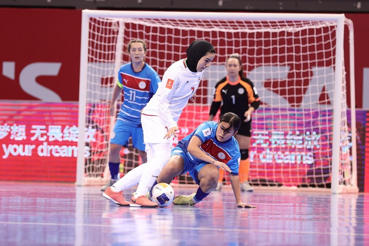 اولین برد تیم‌ملی فوتسال زنان با گلزنی ترکمان +عکس