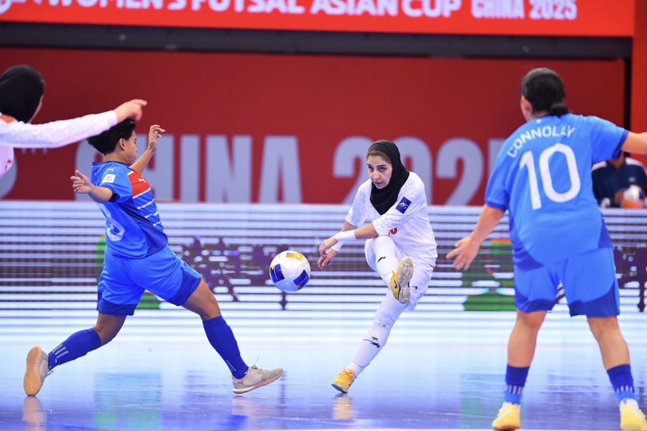 اولین برد تیم‌ملی فوتسال زنان با گلزنی ترکمان +عکس