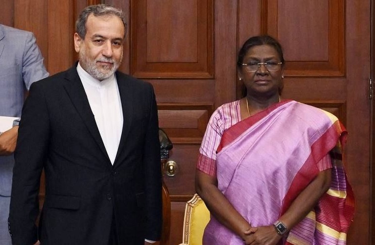 دیدار عراقچی با رئیس‌جمهور هند