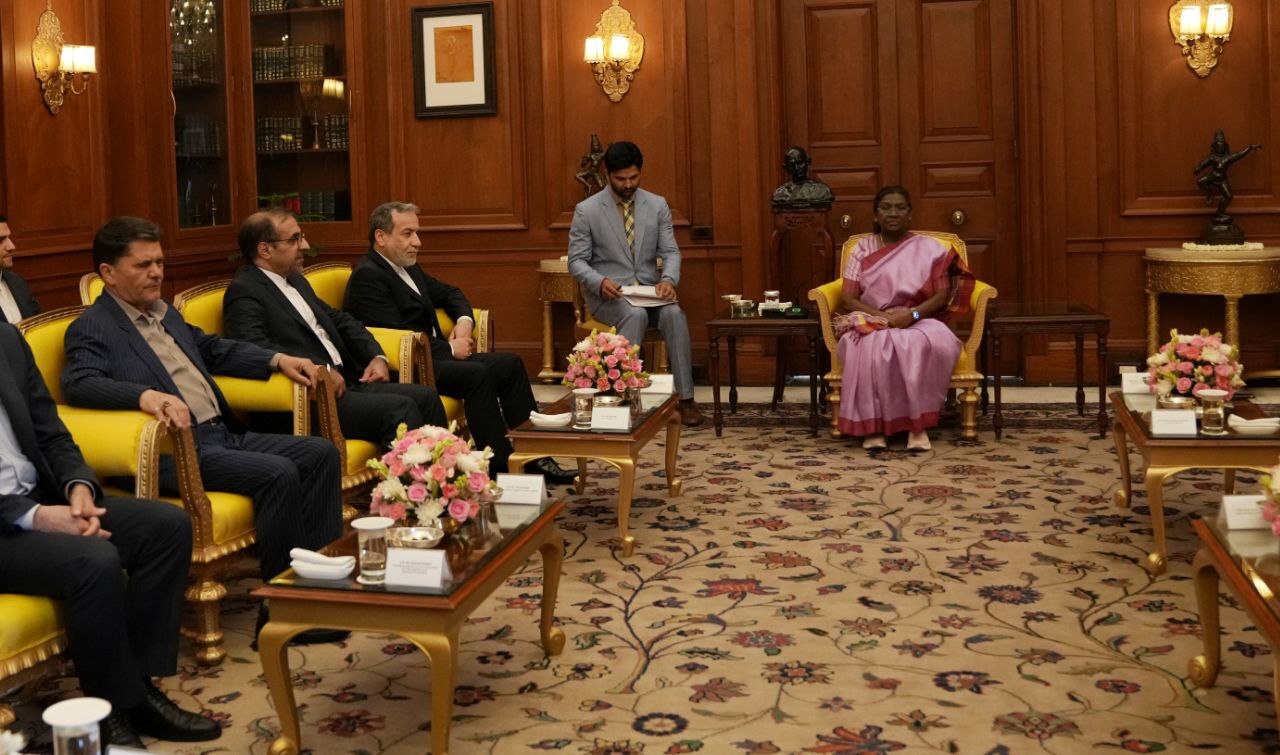 دیدار عراقچی با رئیس‌جمهور هند