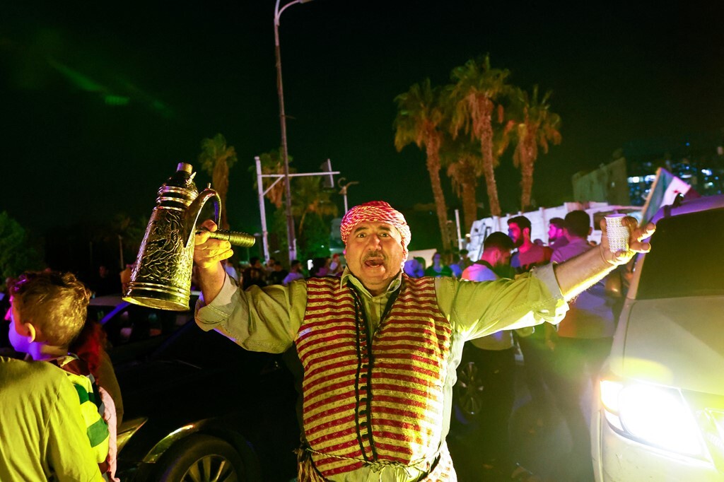 جشن «پایان تحریم» در سوریه جشن «پایان تحریم» در سوریه