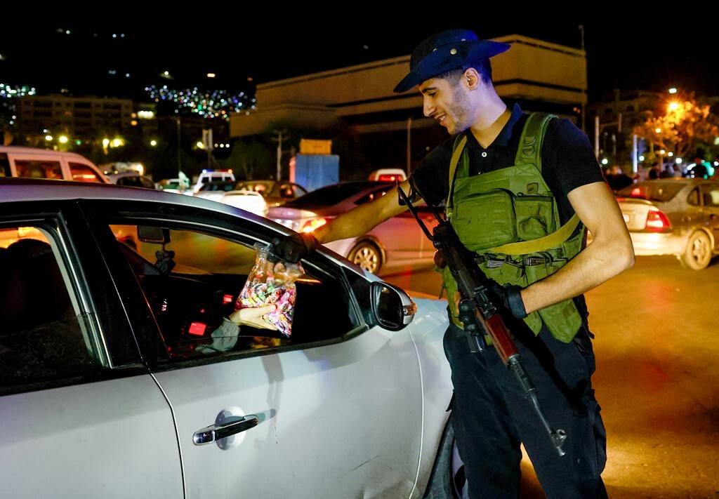 جشن «پایان تحریم» در سوریه جشن «پایان تحریم» در سوریه