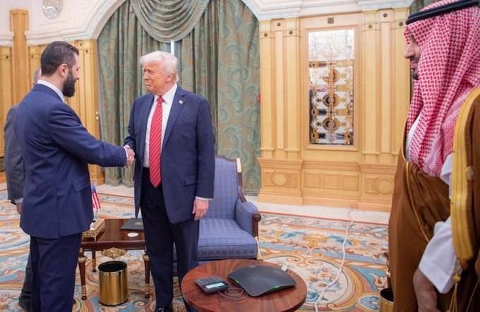 ترامپ با احمد الشرع دیدار کرد