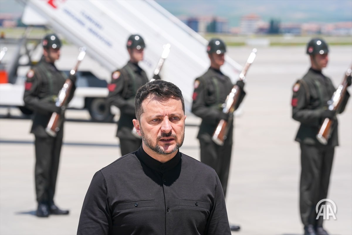 زلنسکی وارد آنکارا شد