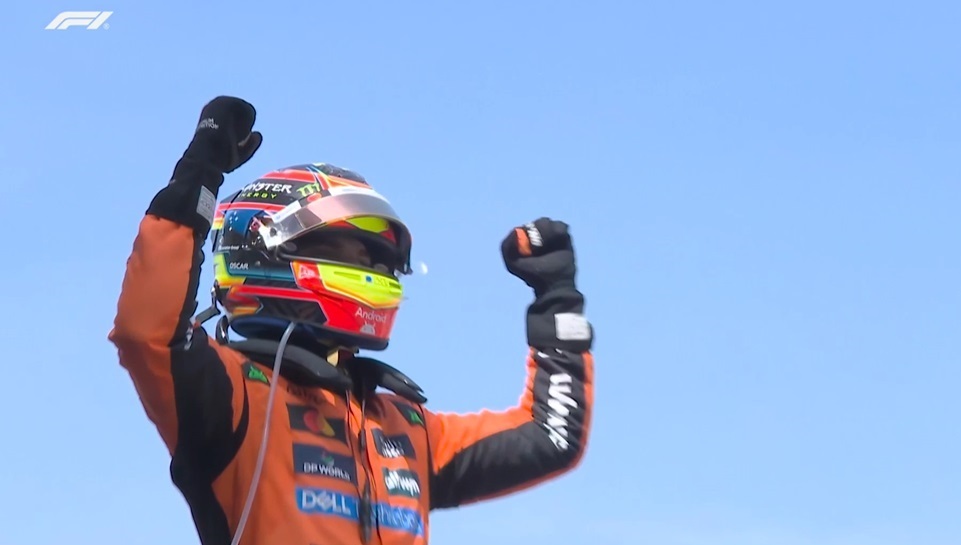 گرندپری اسپانیا؛ برتری پیاستری در روز برخورد عجیب «مکس»