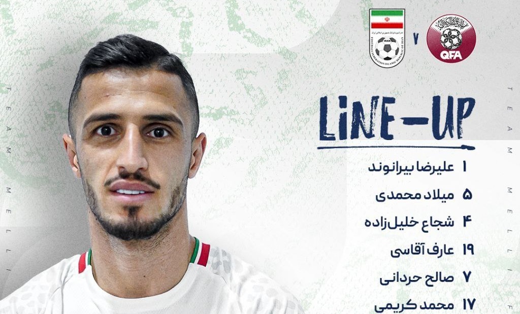 ترکیب تیم‌ملی برابر قطر؛ آقای‌گل در میدان