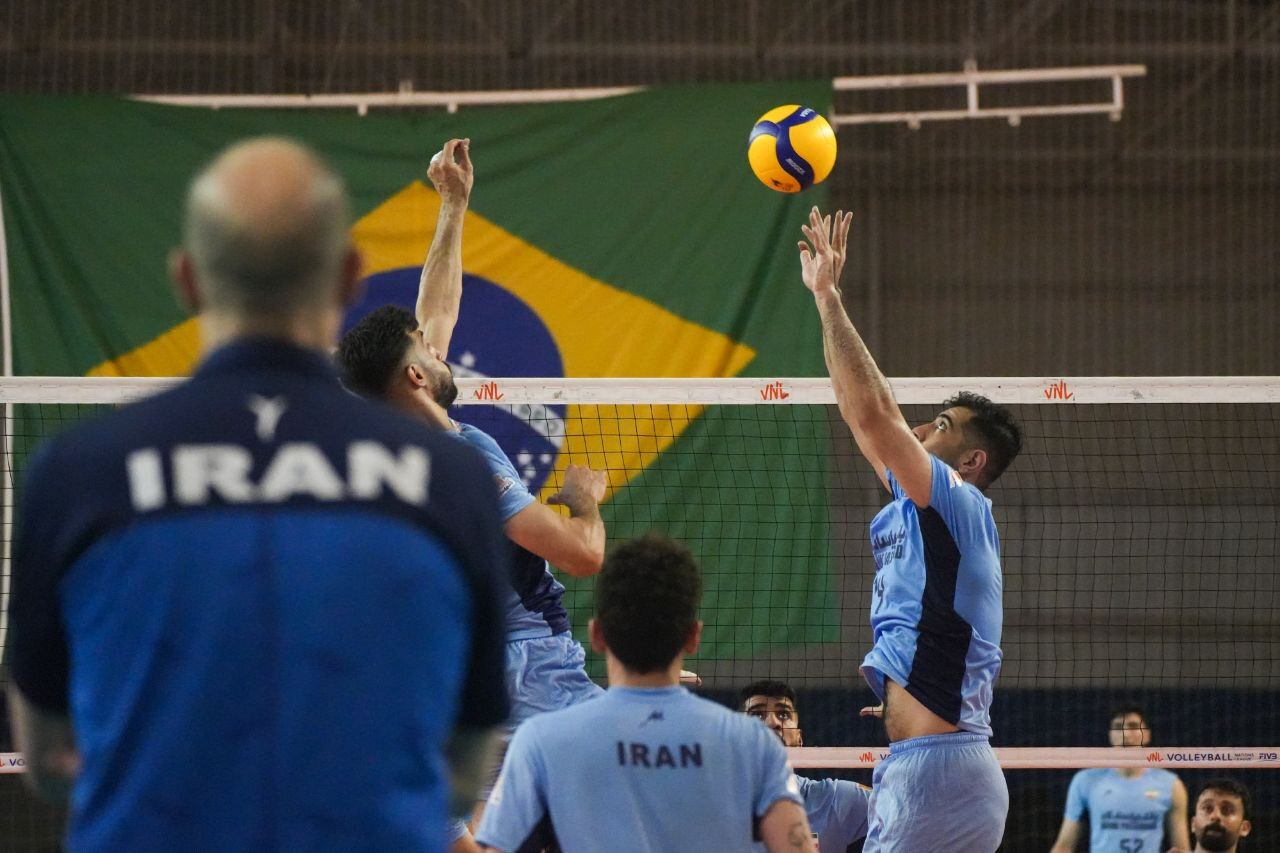 برنامه مرحله مقدماتی لیگ ملت‌های والیبال/ ایران - برزیل ۱۲ شب!