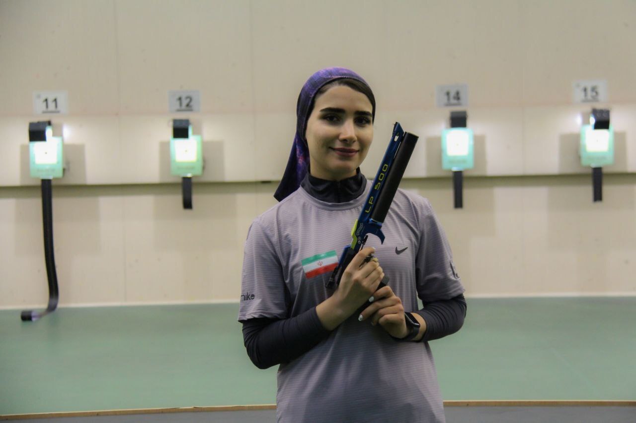 جام‌جهانی تیراندازی؛ «هانیه» یک تیر کم آورد