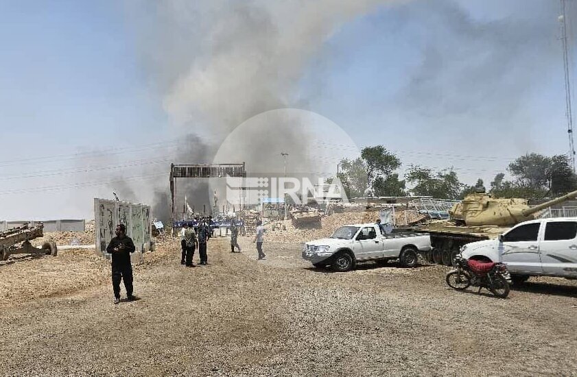 حمله اسرائیل به آبادان/ یادمان شهید تندگویان هدف قرار گرفت