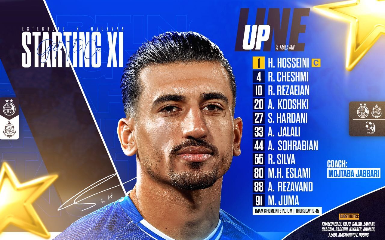 ترکیب استقلال و ملوان برای فینال حذفی ترکیب استقلال و ملوان برای فینال حذفی