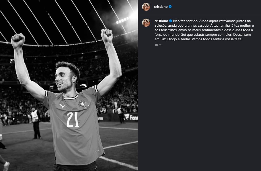 واکنش دنیای فوتبال به خبر تلخ درگذشت «ژوتا»