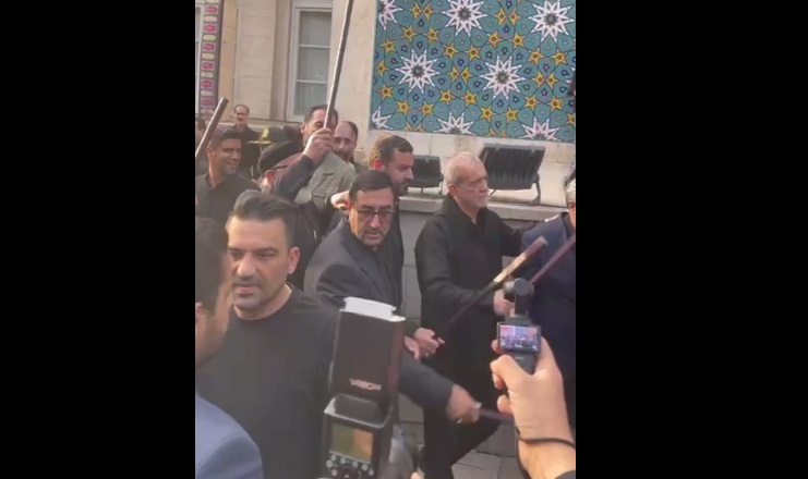 حضور رئیس‌جمهور در مراسم عزاداری تاسوعا