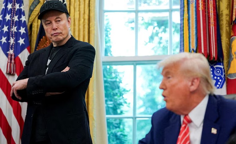 ترامپ: تشکیل حزب جدید ماسک «مضحک» است!