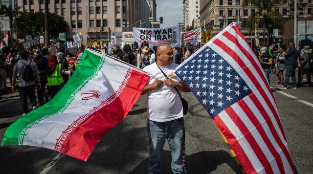 تظاهرات در آمریکا در اعتراض به حملات به ایران