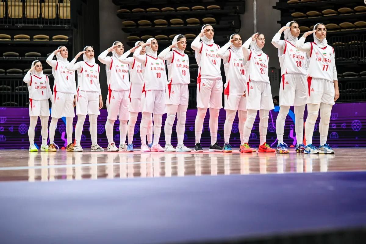 برتری بسکتبال زنان ایران با اختلاف ۵۰ امتیازی