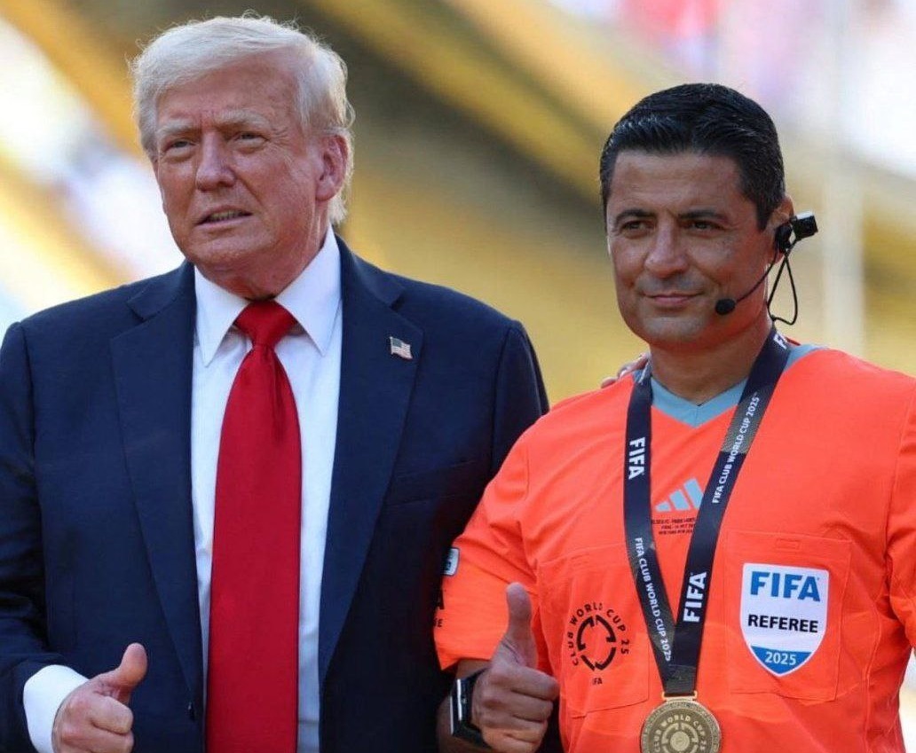 ترامپ و داور ایرانی در یک قاب