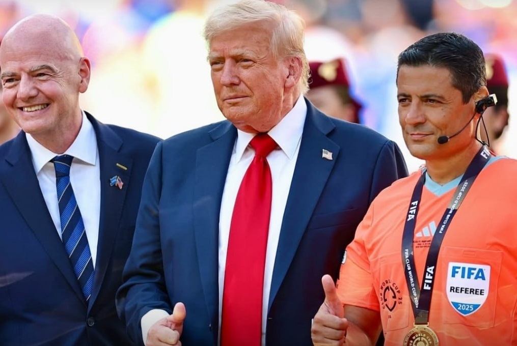ترامپ و داور ایرانی در یک قاب