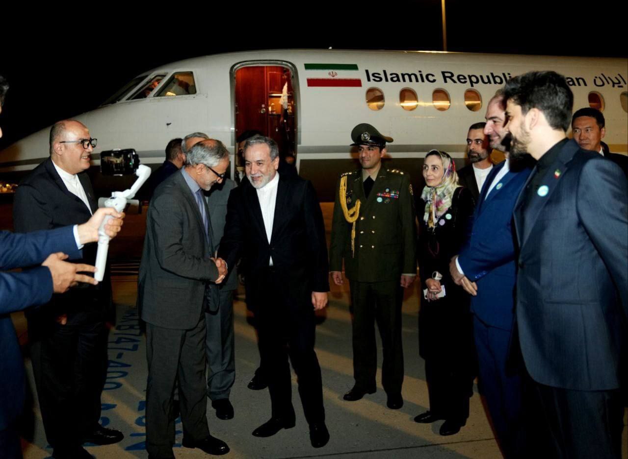 عراقچی وارد چین شد +ویدیو