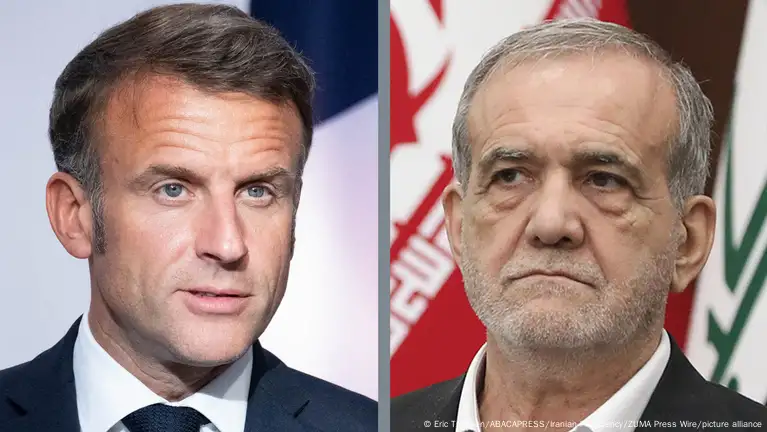 مکرون در تماس با پزشکیان: ایران به مذاکرات بازگردد