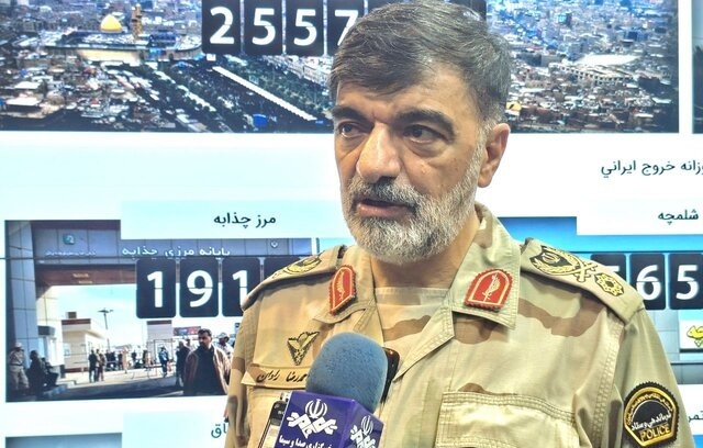 سردار رادان: ناامنی در ایران و عراق گزارش نشده است