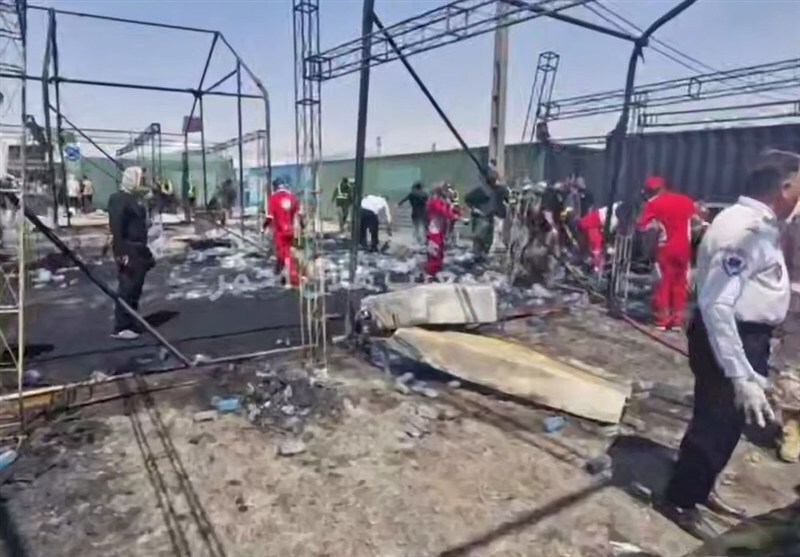 آتش سوزی در مرز مهران؛ یک زائر فوت کرد آتش سوزی در مرز مهران؛ یک زائر فوت کرد