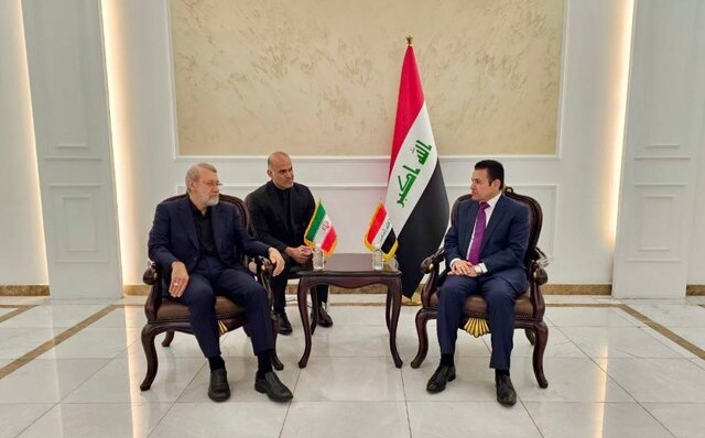 دیدار لاریجانی با الاعرجی و حضور در محل شهادت سردار سلیمانی