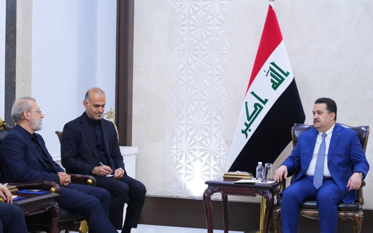 تاکید لاریجانی بر تقویت روابط با عراق/ تفاهم امنیتی امضا شد تاکید لاریجانی بر تقویت روابط با عراق/ تفاهم امنیتی امضا شد