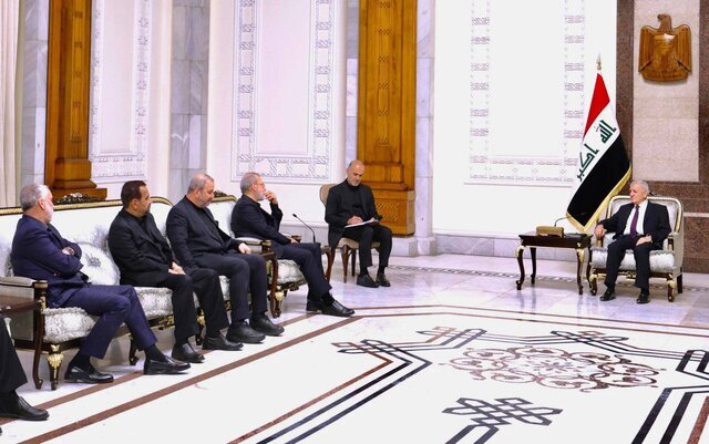 در دیدار لاریجانی با رئیسجمهور عراق چه گذشت؟ در دیدار لاریجانی با رئیسجمهور عراق چه گذشت؟