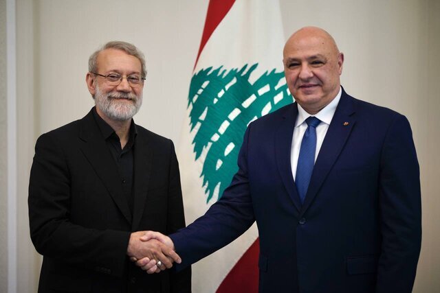 لاریجانی با رئیسجمهور لبنان دیدار کرد لاریجانی با رئیسجمهور لبنان دیدار کرد