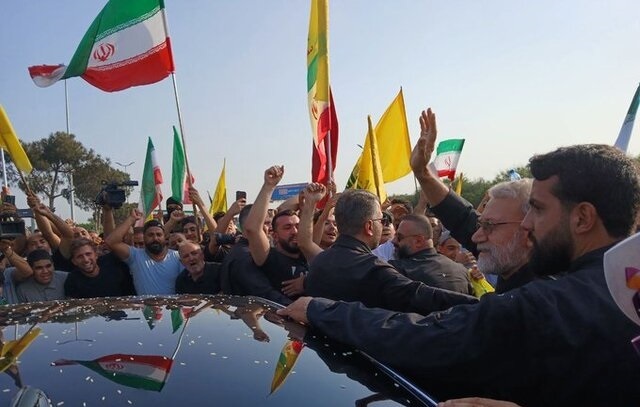 دیدار نبیه بری و لاریجانی/ سکوت پس از دیدار با رئیس‌جمهور لبنان