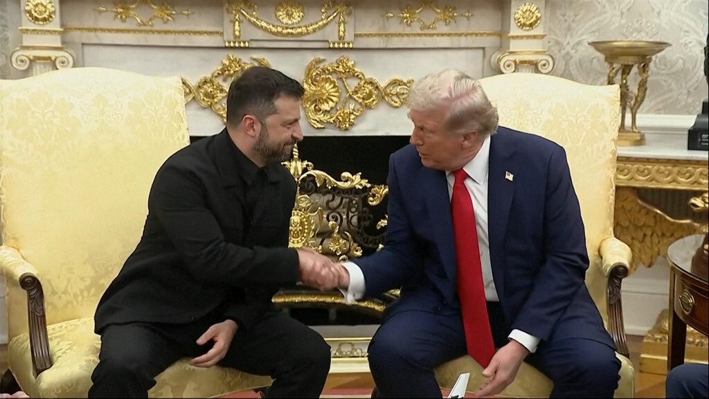 ترامپ در دیدار با زلنسکی؛ جهان از این جنگ خسته شده است