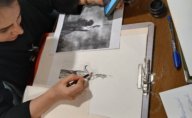 «ایرانِ حسین» در برج آزادی +تصاویر «ایرانِ حسین» در برج آزادی +تصاویر