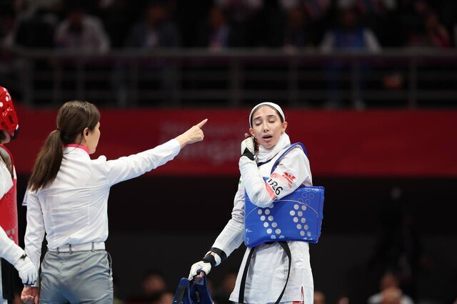 سیلی پدر مبینا نعمت‌زاده به پیشکسوت تکواندو!