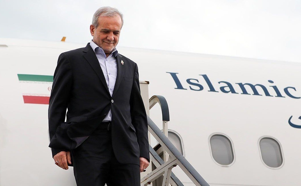 پزشکیان وارد استان زنجان شد