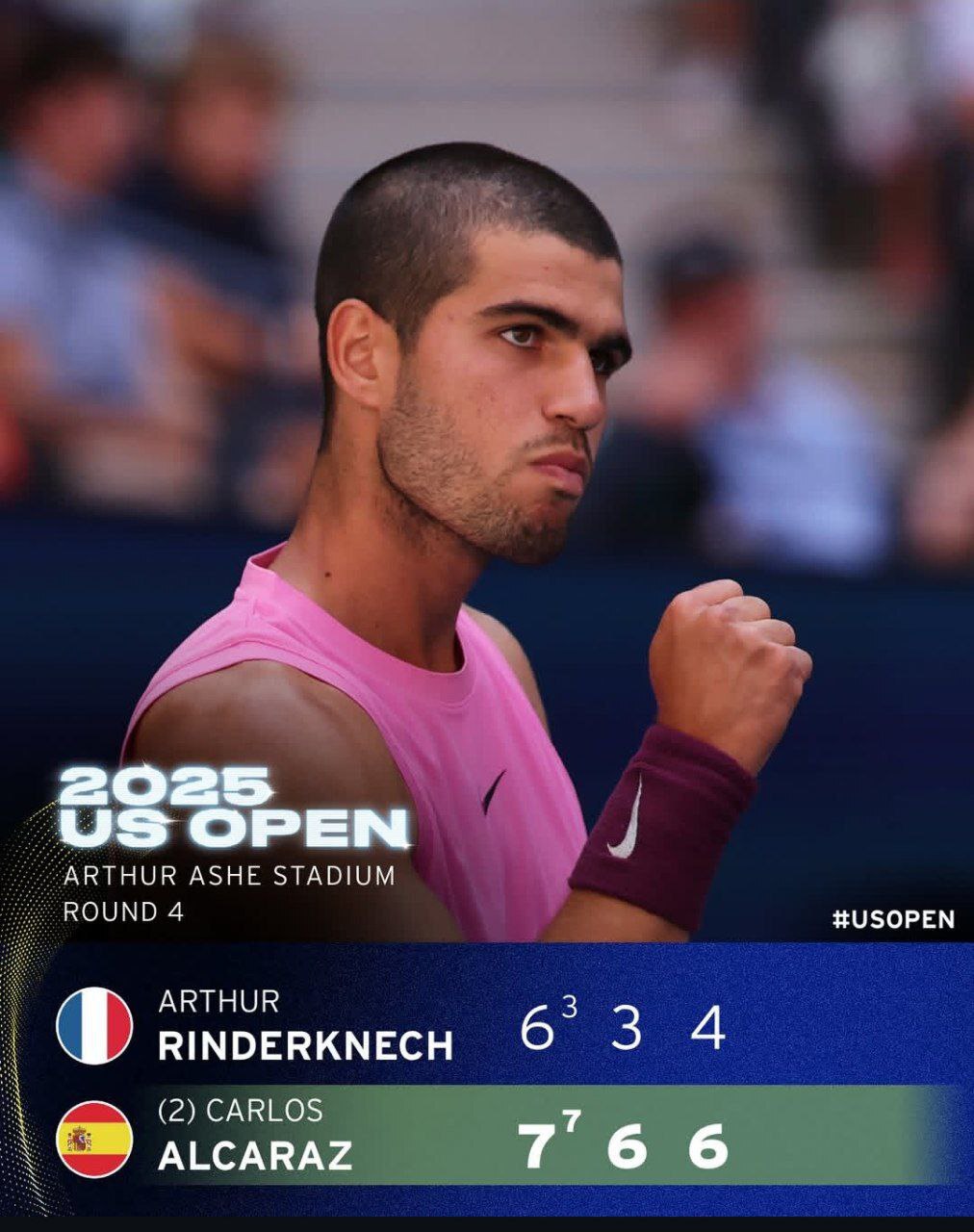 صعود مدعیان به یک‌چهارم اوپن آمریکا؛ منتظر جوکر - کارلیتوس باشید!