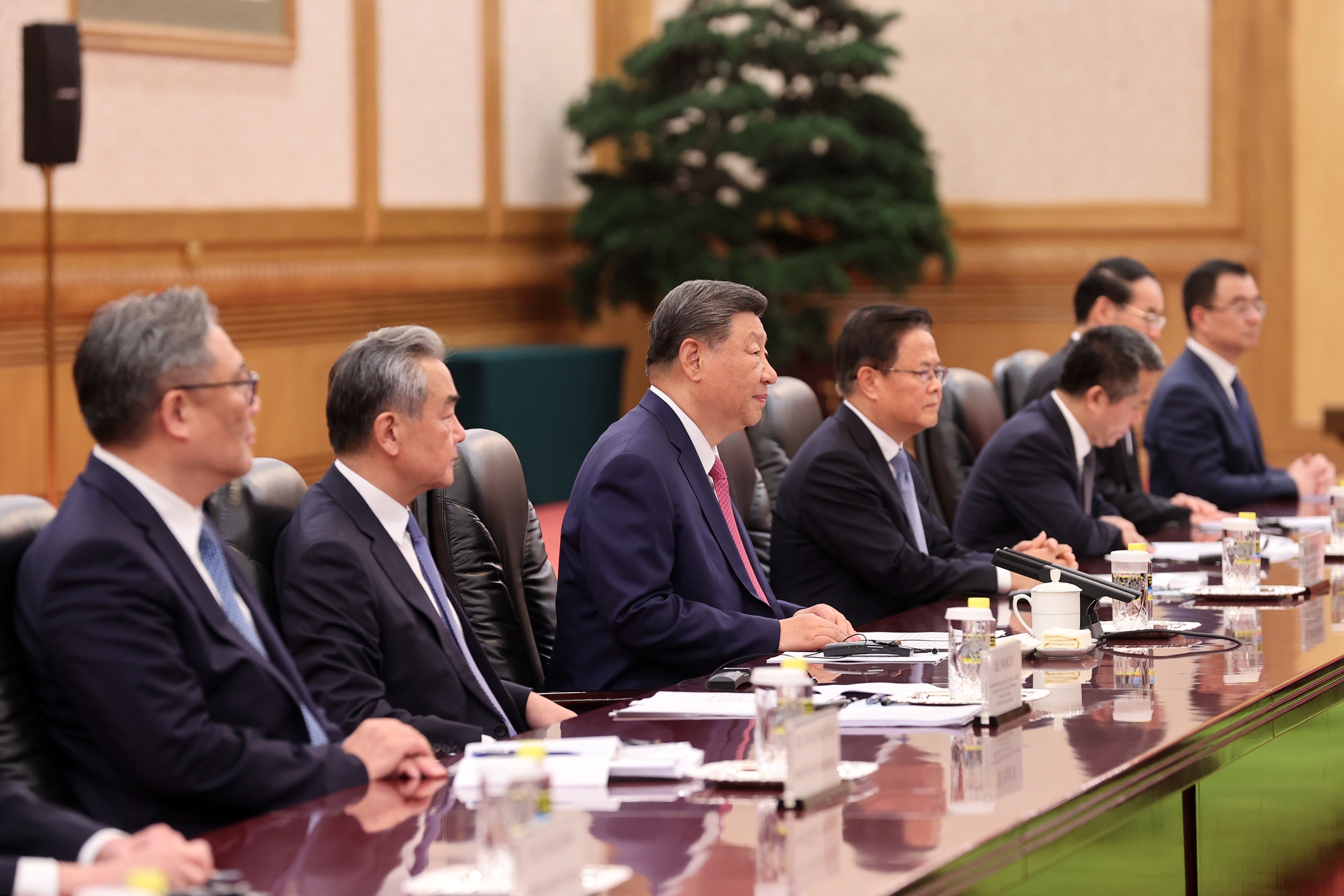 دیدار پزشکیان و شی در پکن +تصاویر