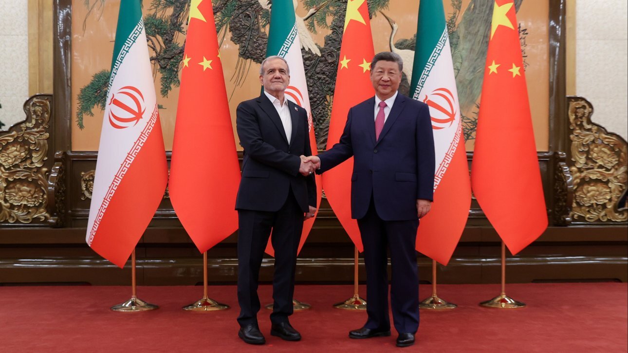 دیدار پزشکیان و شی در پکن +تصاویر