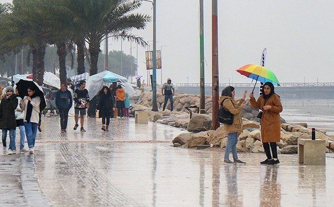 باران و رعدوبرق در جنوب شرق و نوار شمالی