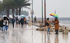 باران و رعدوبرق در جنوب شرق و نوار شمالی