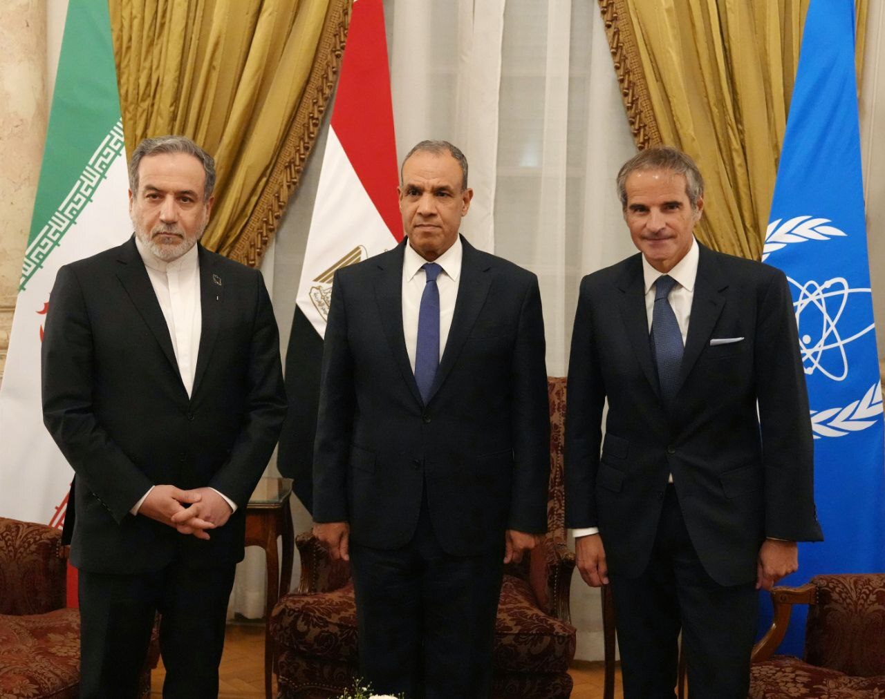 دیدار عراقچی و گروسی به میزبانی مصر دیدار عراقچی و گروسی به میزبانی مصر